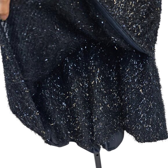 Smash + Tess x Hilary Duff Tinsel Festive Romper, V-Neck, Lined, Black, Size M - Picture 11 of 11